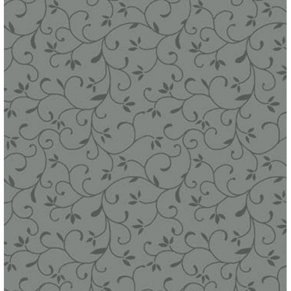 TRICOL. ARABESQUE  CINZA ESCURO - 100% ALGODÃO 78338/0091