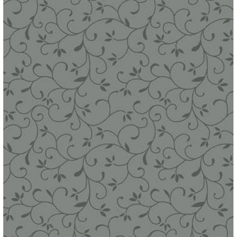 TRICOL. ARABESQUE  CINZA ESCURO - 100% ALGODÃO 78338/0091