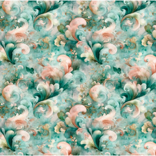 AB26 - TRICOL. AR ARABESCOS - 100% ALGODÃO - 05694/001D