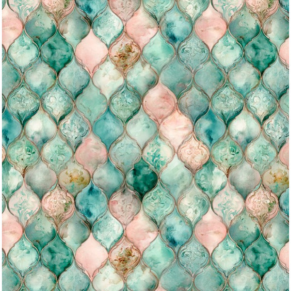 AB26 - TRICOL. AR VITRAL  - 100% ALGODÃO - 05697/001D