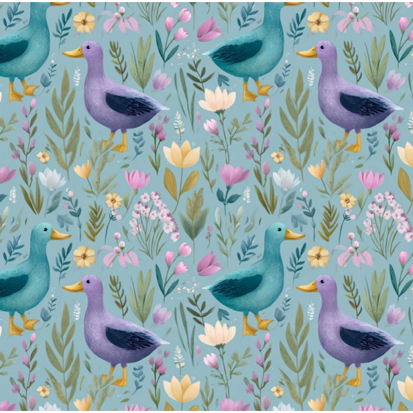 AB26 - TRICOL. FF PATOS - 100% ALGODÃO - 06125/001D