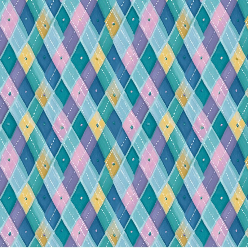 AB26 - TRICOL. FF LOSANGOS - 100% ALGODÃO - 06371/001D