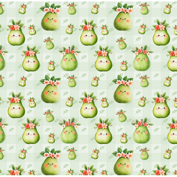 AB26 - TRICOL. FK PERAS - 100% ALGODÃO - A1562/001D