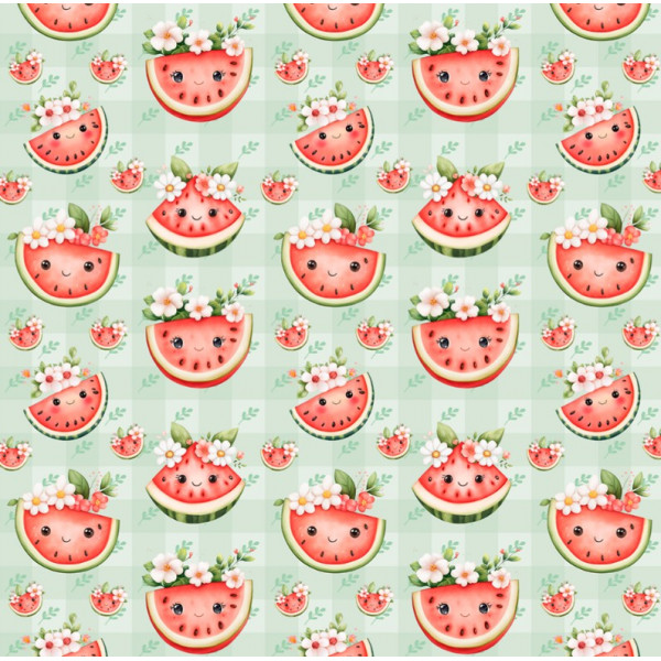 AB26 - TRICOL. FK MELANCIAS - 100% ALGODÃO - A1560/001D