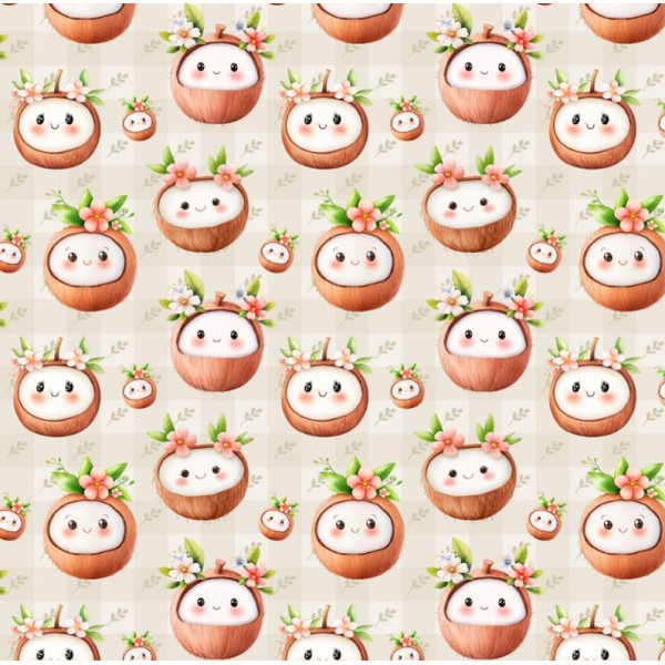 AB26 - TRICOL. FK CÔCOS - 100% ALGODÃO - A1567/001D