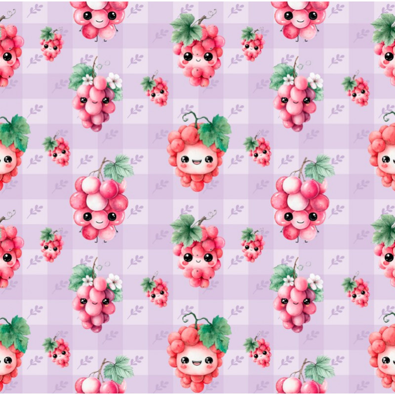 AB26 - TRICOL. FK UVAS - 100% ALGODÃO - A1566/001D AB26 - TRICOL. FK UVAS - 100% ALGODÃO - A1566/001D