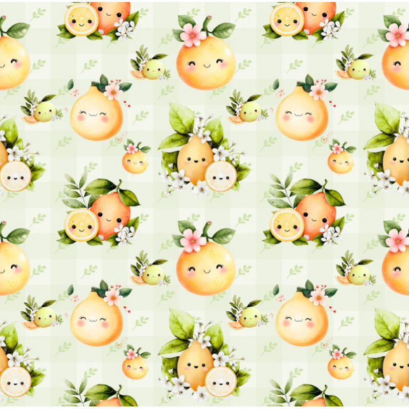 AB26 - TRICOL. FK LIMÕES - 100% ALGODÃO - A1565/001D AB26 - TRICOL. FK LIMÕES - 100% ALGODÃO - A1565/001D