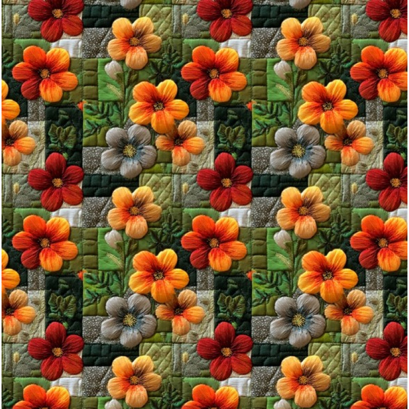 AB26 - TRICOL. HA FLORES - 100% ALGODÃO - 06888/001D AB26 - TRICOL. HA FLORES - 100% ALGODÃO - 06888/001D