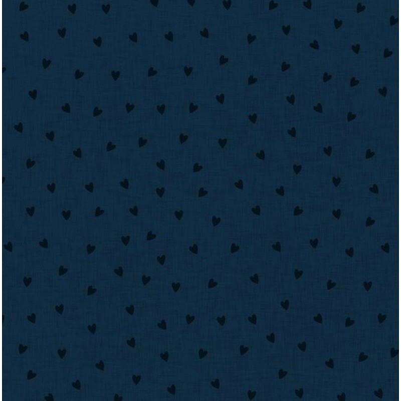 TRICOL. LINHA CRIATIVA CORACAO COM TEXTURA MARINHO - 100% ALGODAO