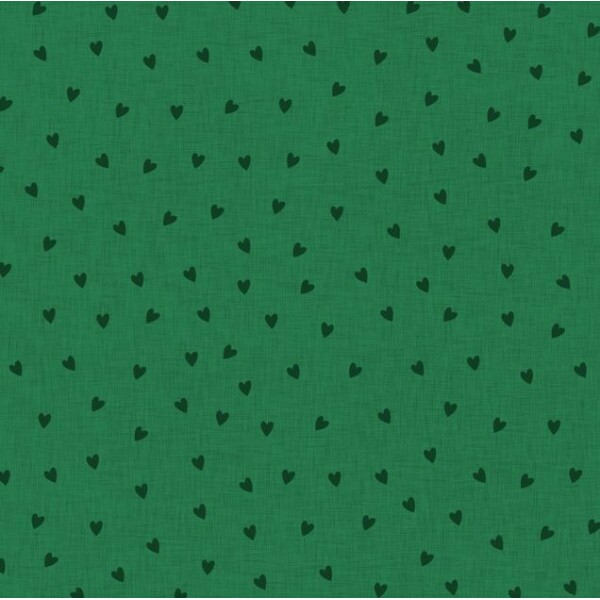 TRICOL. LINHA CRIATIVA CORACAO COM TEXTURA VERDE - 100% ALGODAO