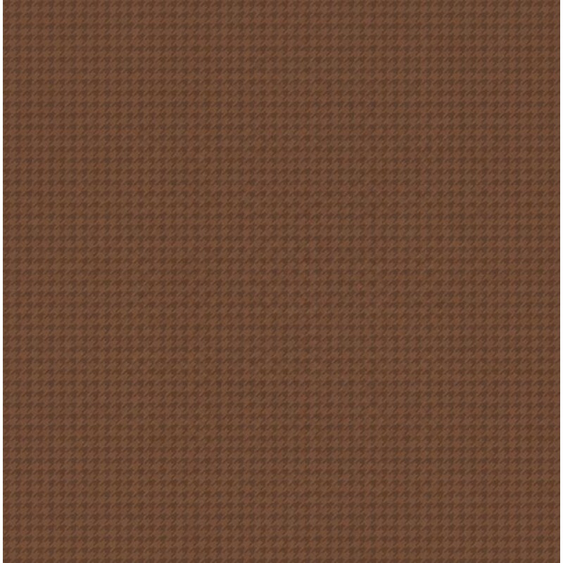 TRICOL. PIED DE POULE TOFFEE - 100% ALGODÃO