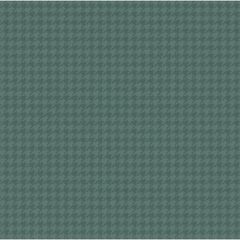 TRICOL. PIED DE POULE VERDE ACINZENTADO - 100% ALGODÃO