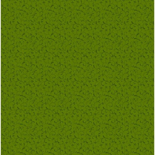 TRICOL. ARABESQUE VERDE GRAMA - 100% ALGODÃO