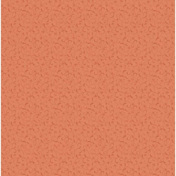 TRICOL. ARABESQUE PAPAYA - 100% ALGODÃO