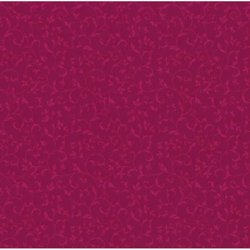 TRICOL. ARABESQUE CEREJA - 100% ALGODÃO