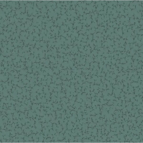 TRICOL. ARABESQUE VERDE ACINZENTADO - 100% ALGODÃO