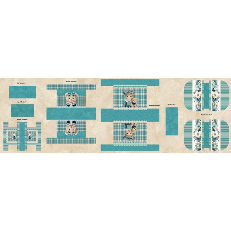 AB26 - TRICOL. VALENTINA - 100% ALGODÃO - A3638/001D