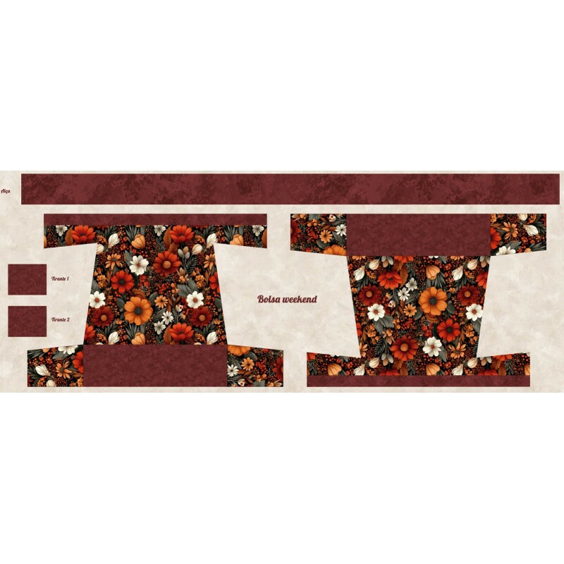 AB26 - TRICOL. BOLSA PASSEIO - 100% ALGODÃO - A0440/001D