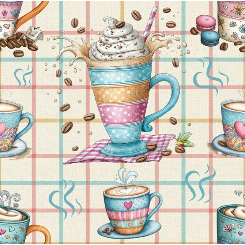 AG26 - TRICOL. HC COFFEE - 100%ALGODÃO - A2440/001D