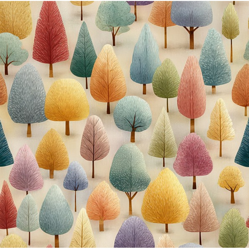 INFL26 - TRICOL. VI BOSQUE - 100% ALGODÃO - A2540/001D - E15980