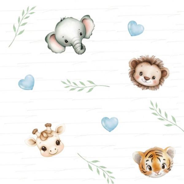 FLANELA EST. DIGITAL - SAFARI DOS SONHOS - DESENHO 4 - 100% ALGODÃO - 00653/002D