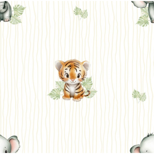 FLANELA EST. DIGITAL - SAFARI DOS SONHOS - DESENHO 6 - 100% ALGODÃO - 00649/001D