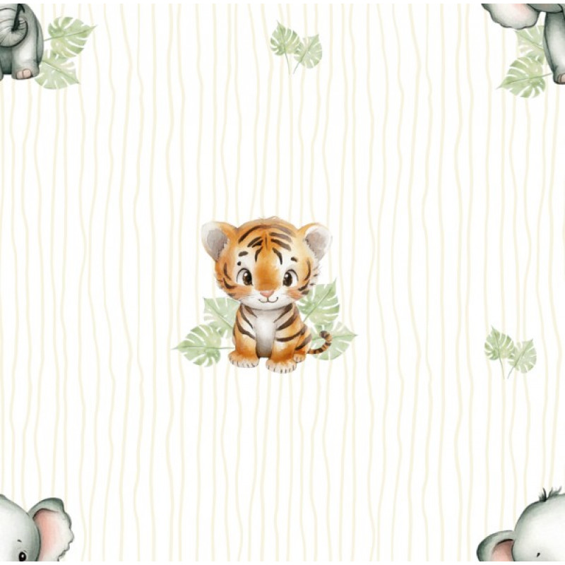 FLANELA EST. DIGITAL - SAFARI DOS SONHOS - DESENHO 6 - 100% ALGODÃO - 00649/001D