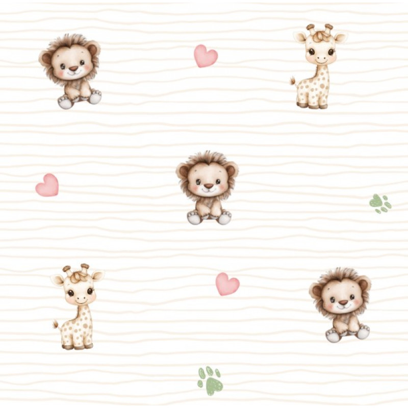 FLANELA EST. DIGITAL - SAFARI DOS SONHOS - DESENHO 2 - 100% ALGODÃO - 00651/001D