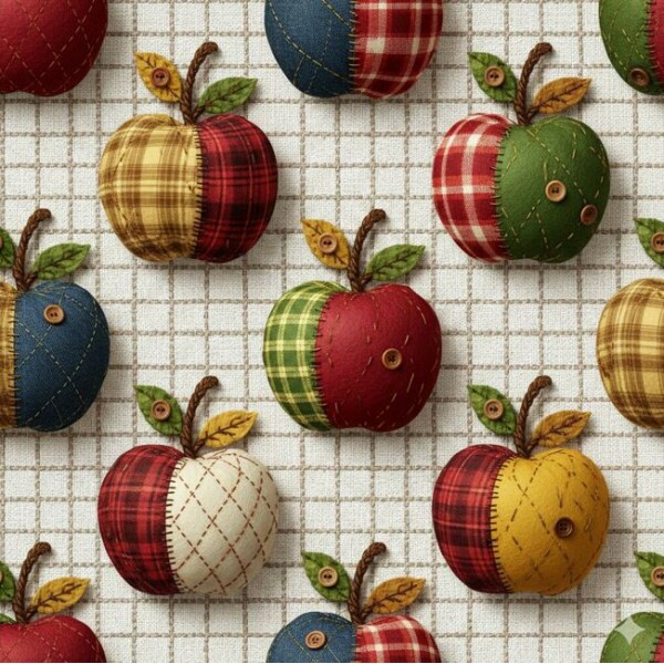 JL26 - TRICOL. FP MAÇÃS  - 100% ALGODÃO - A3257/001D