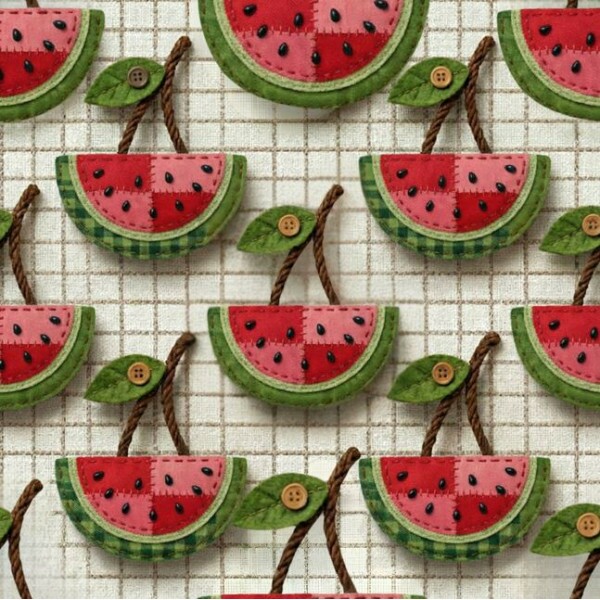 JL26 - TRICOL. FP MELANCIAS - 100% ALGODÃO - A3261/001D