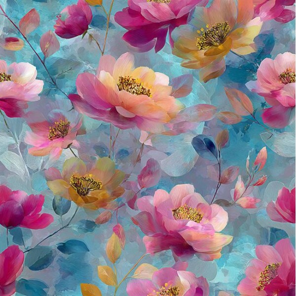 JL26 - TRICOL. JN FLOR ABERTA - 100% ALGODÃO - A3176/001D