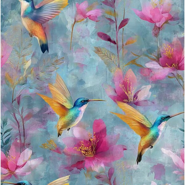 JL26 - TRICOL. JN BEIJA FLOR - 100% ALGODÃO - A3178/001D