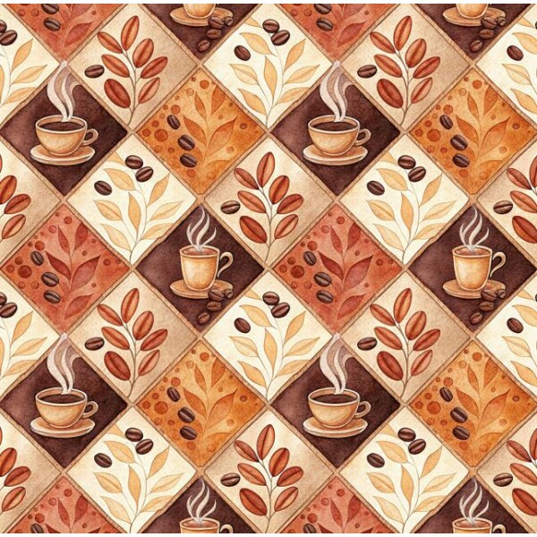 JL26 - TRICOL. CAFÉ TERRACOTA - 100% ALGODÃO - A3407/001D