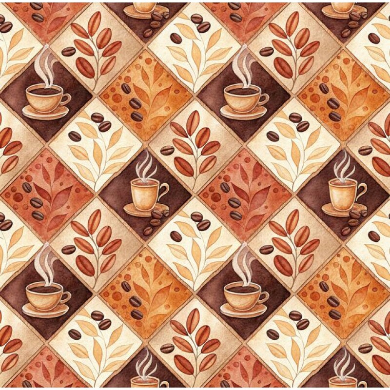 JL26 - TRICOL. CAFÉ TERRACOTA - 100% ALGODÃO - A3407/001D