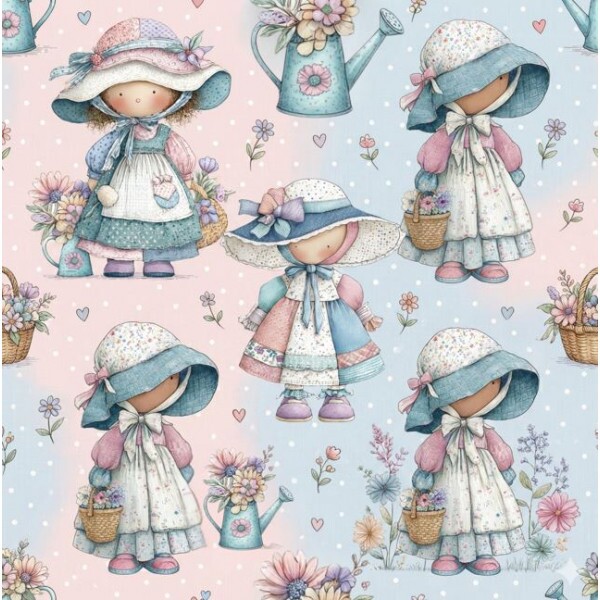 JL26 - TRICOL. SB BONECAS E SOMBRAS - 100% ALGODÃO - A3215/001D