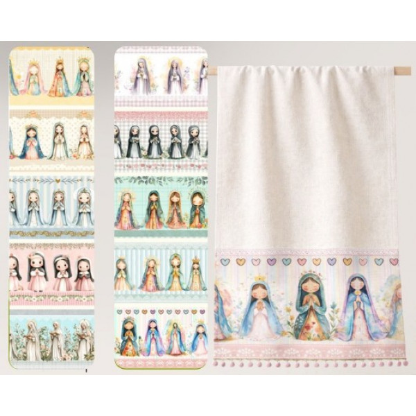 JN26 - TRICOL. BARRADO SANTINHAS - 100% ALGODÃO 92587/001D