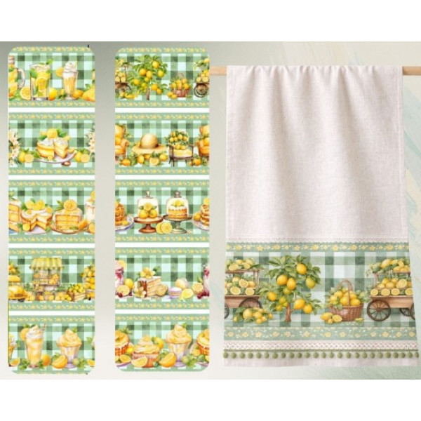 JN26 - TRICOL. BARRADO LEMONADE 100% ALGODÃO - 98594/001D