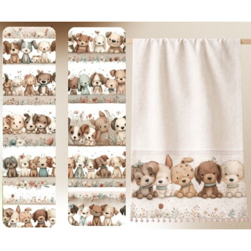 JN26 - TRICOL. BARRADO CACHORRINHOS BOHO - 100%ALGODÃO 02492/001D