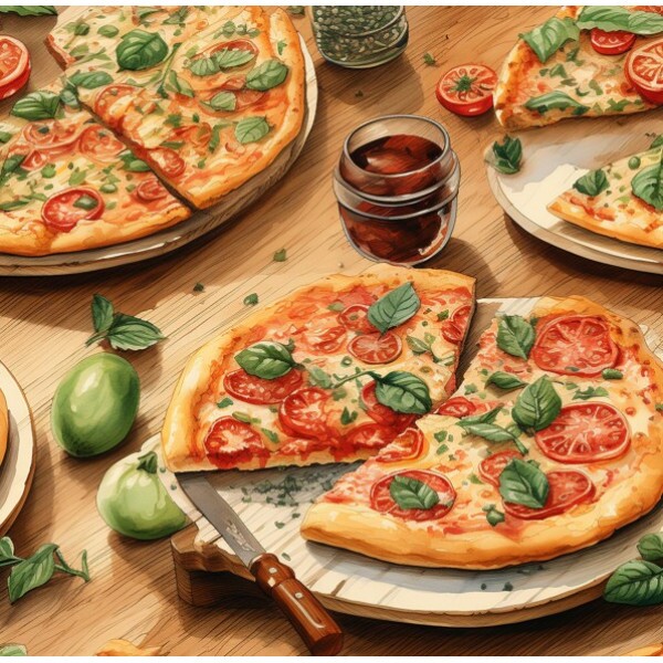 MI26 - TRICOL. PIZZA NA MESA - 100% ALGODÃO - A0716/001D