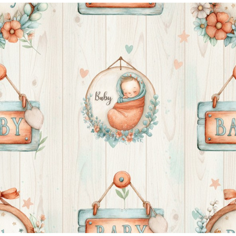 JN26 - TRICOL. BB PLAQUINHAS - 100% ALGODÃO - A2194/001D