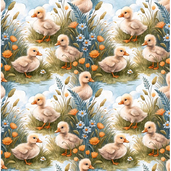 JN26 - TRICOL. PATINHOS NA MOITA - 100% ALGODÃO - A3139/001D