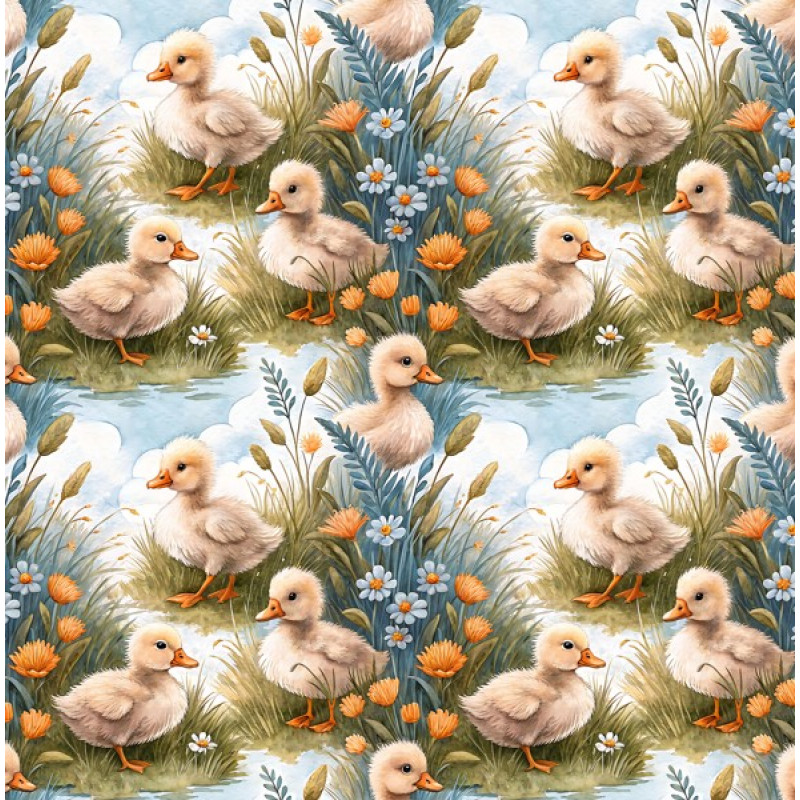 JN26 - TRICOL. PATINHOS NA MOITA - 100% ALGODÃO - A3139/001D