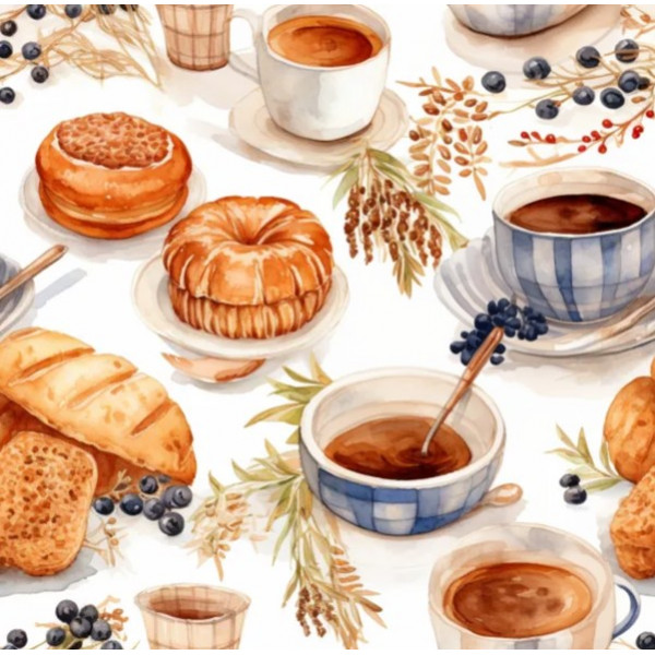 JN26 - TRICOL. BR ROSQUINHAS E CHÁ - 100% ALGODÃO - A2123/001D