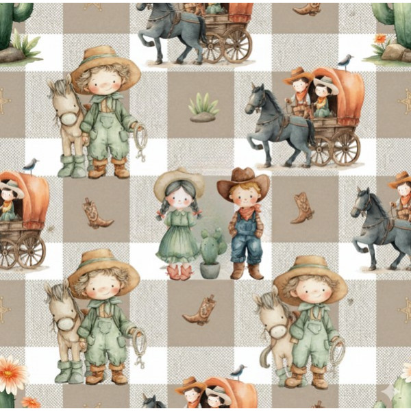 JN26 - TRICOL. CW COWKIDS - 100% ALGODÃO - A2197/001D