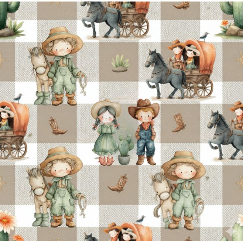 JN26 - TRICOL. CW COWKIDS - 100% ALGODÃO - A2197/001D