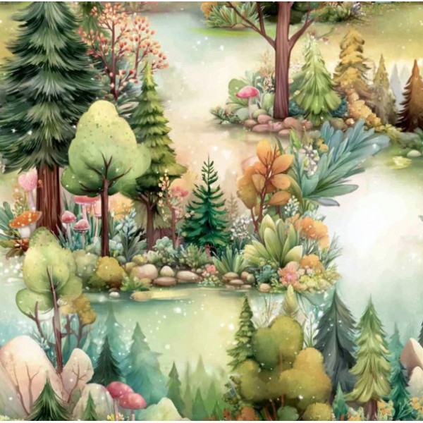 JN26 - TRICOL. FF FLORESTA - 100% ALGODÃO - A2510/001D