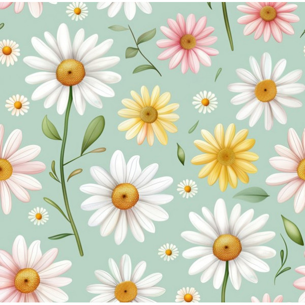 JN26 - TRICOL. LD GREEN DAISY - 100% ALGODÃO - A2519/001D