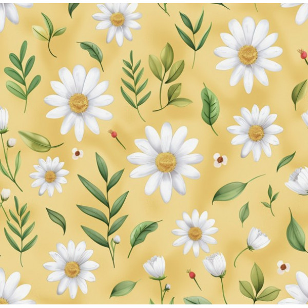 JN26 - TRICOL. LD YELLOW DAISY  - 100% ALGODÃO - A2521/001D