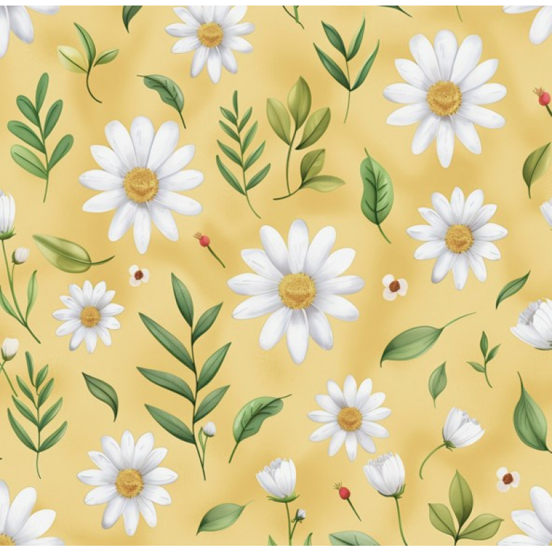 JN26 - TRICOL. LD YELLOW DAISY  - 100% ALGODÃO - A2521/001D