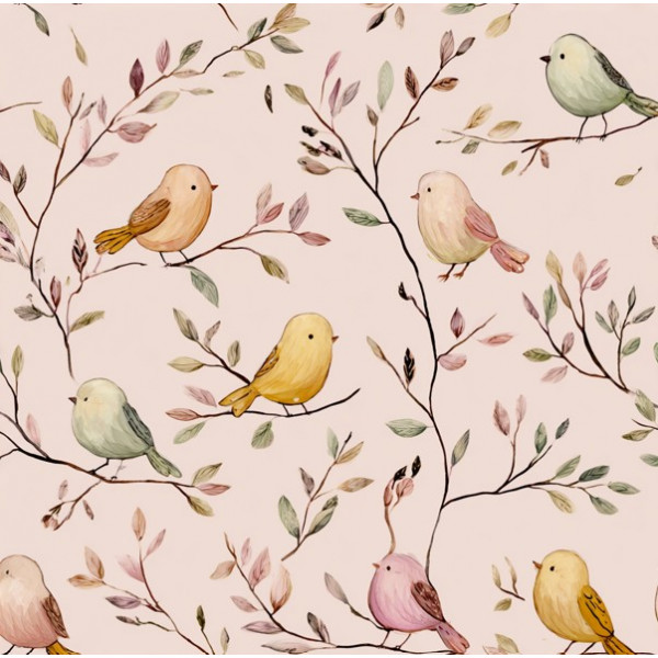 JN26 - TRICOL. PA PASSARINHOS - 100% ALGODÃO - A3050/001D